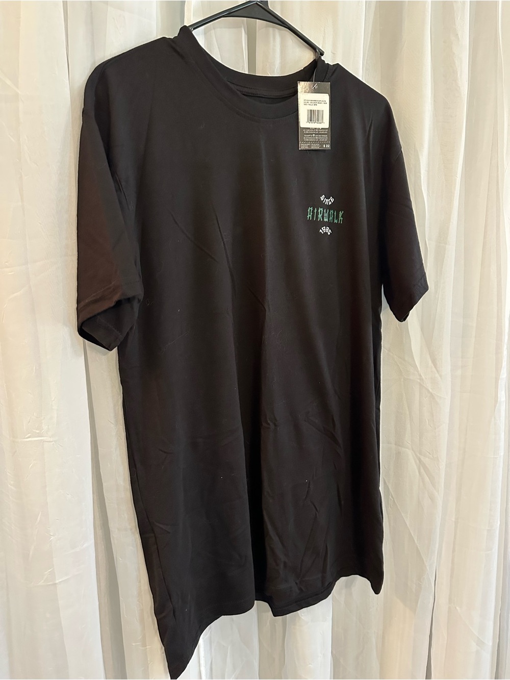 Airwalk Black T-Shirt with Graphic Design